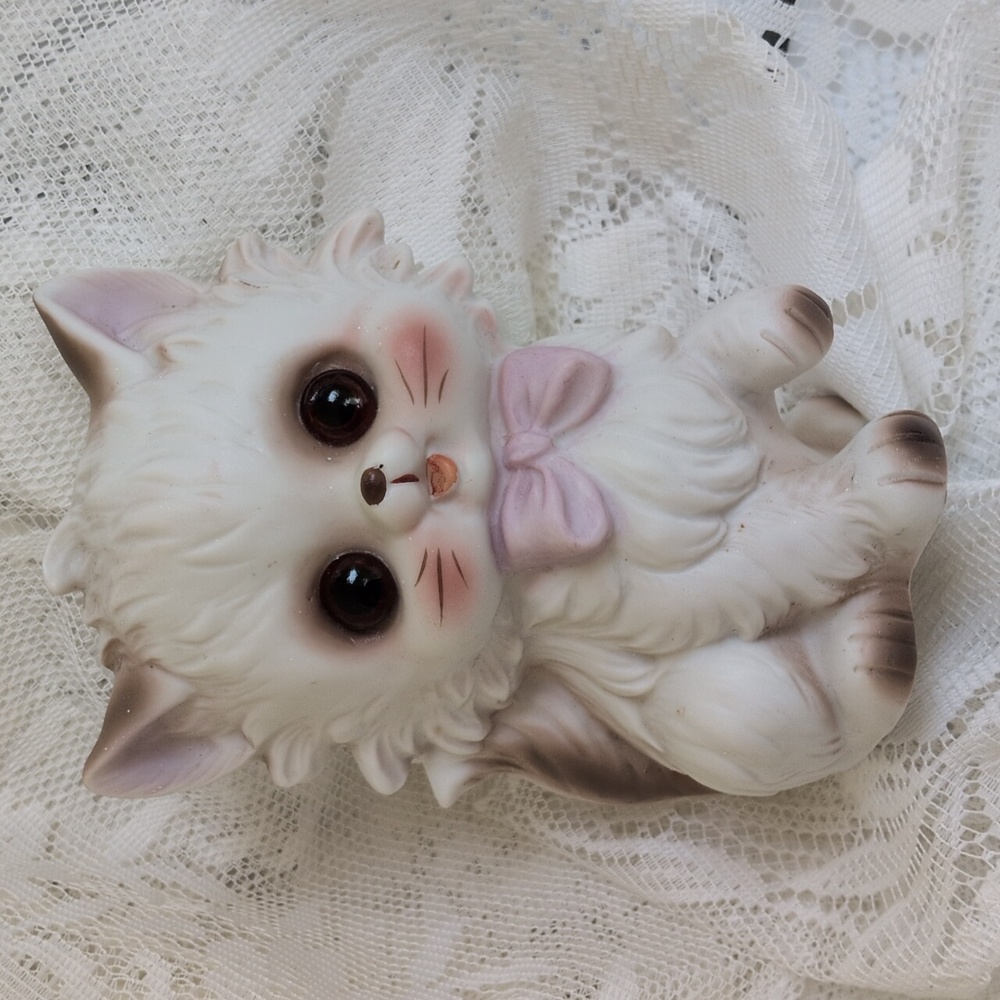 Vintage Kitty Cat Night Light Lamp Josef Originals NO CORD